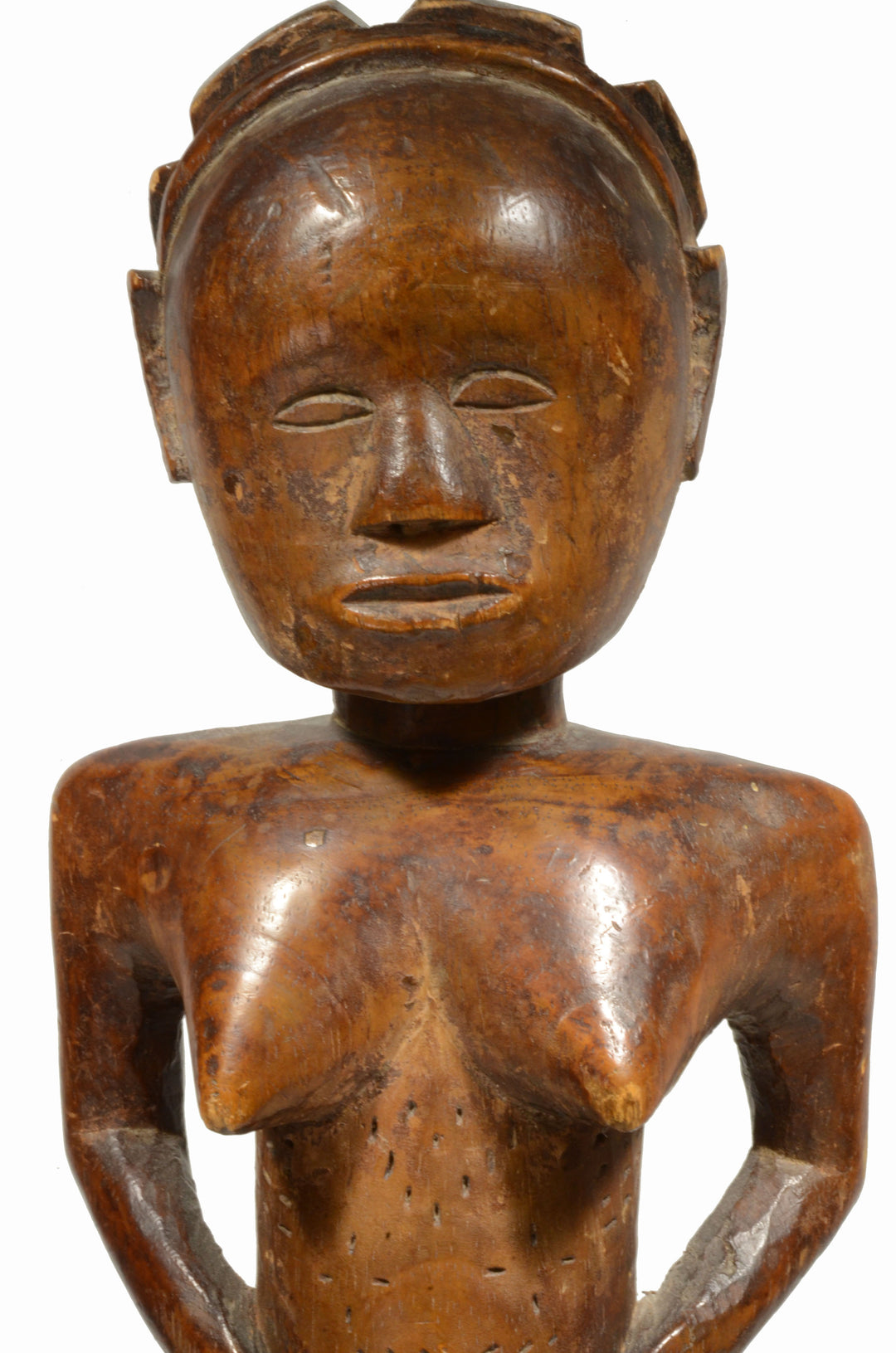 Luba Standing Female Figure