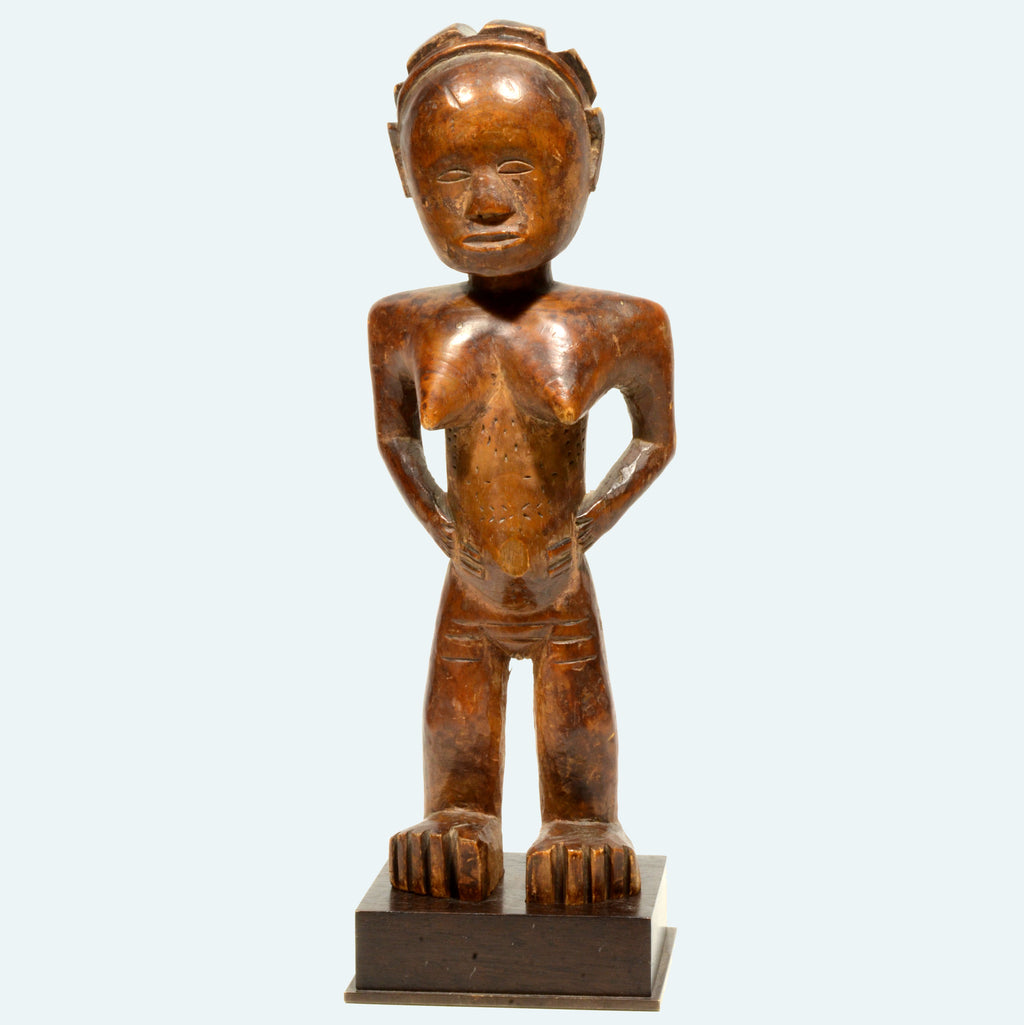 Luba Standing Female Figure