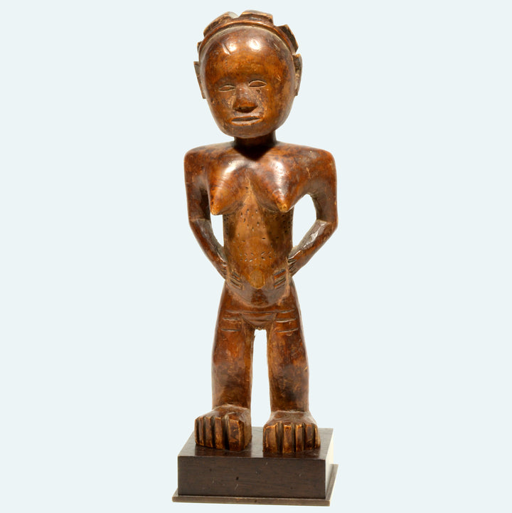 Luba Standing Female Figure