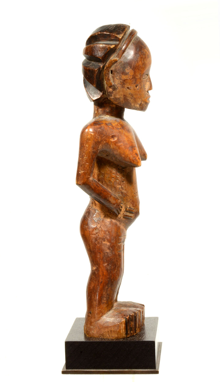 Luba Standing Female Figure