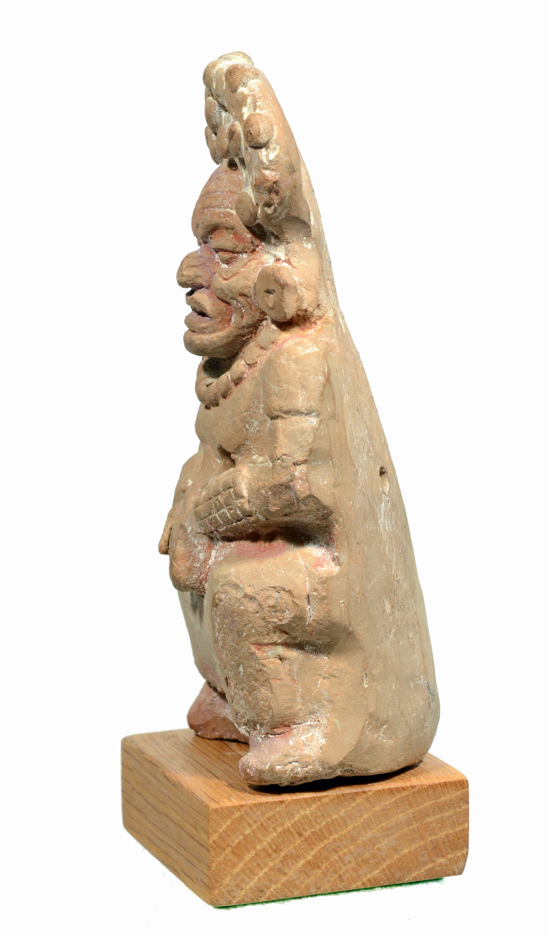 Maya Jaina Pottery Figural Rattle