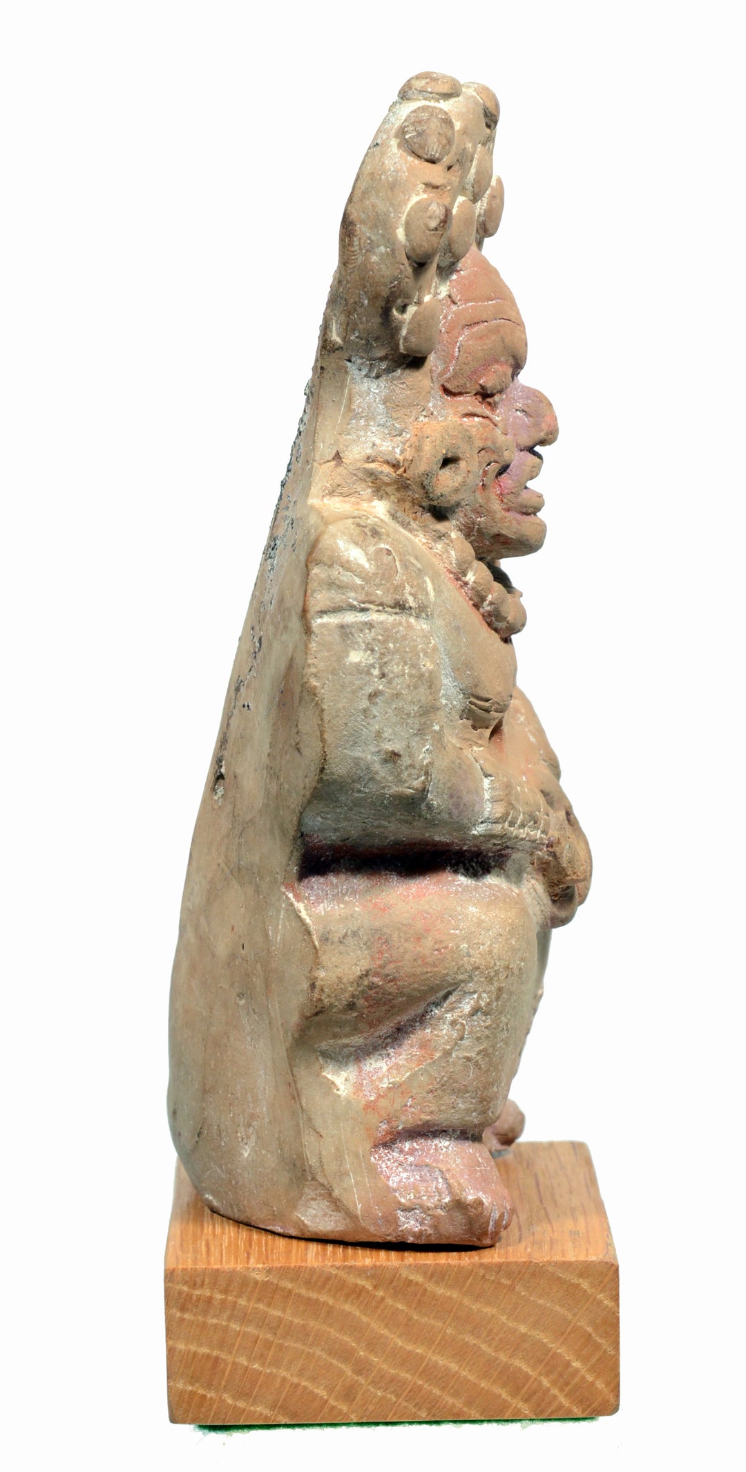 Maya Jaina Pottery Figural Rattle