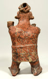 Tall Pre-Columbian Nayarit Polychrome Standing Female