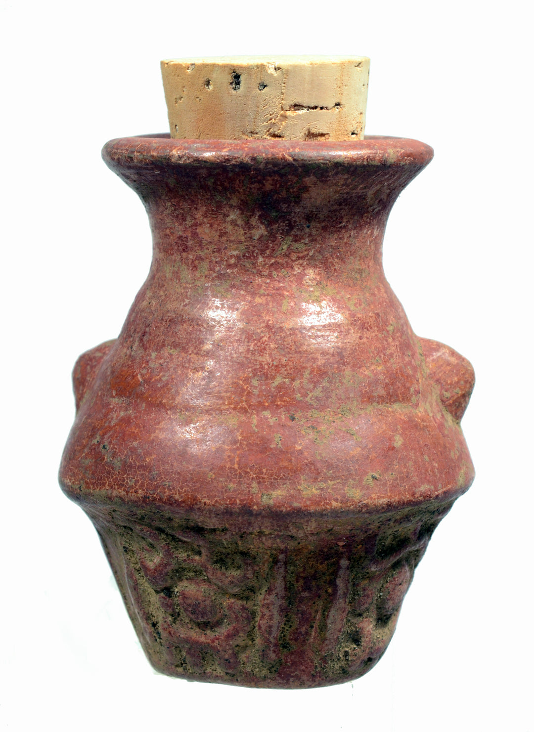 Mayan Pottery Human Headed Poison Pot