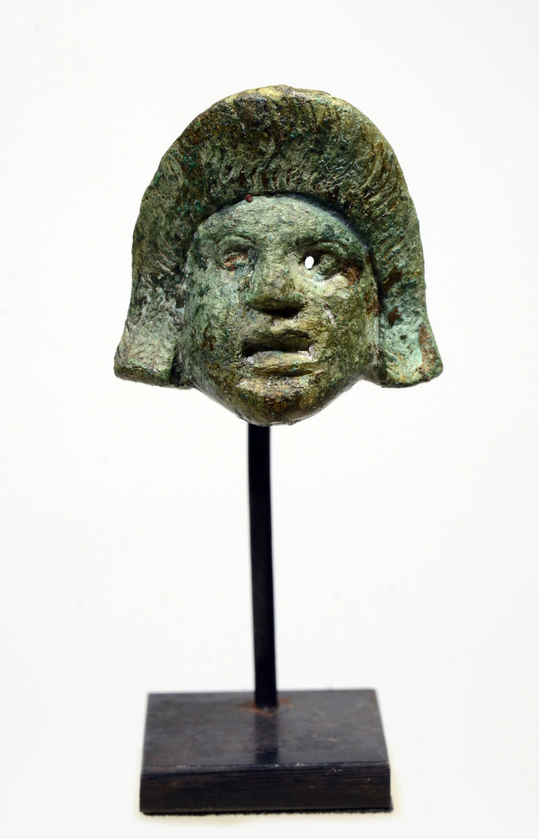 Roman Bronze Theater Mask Applique