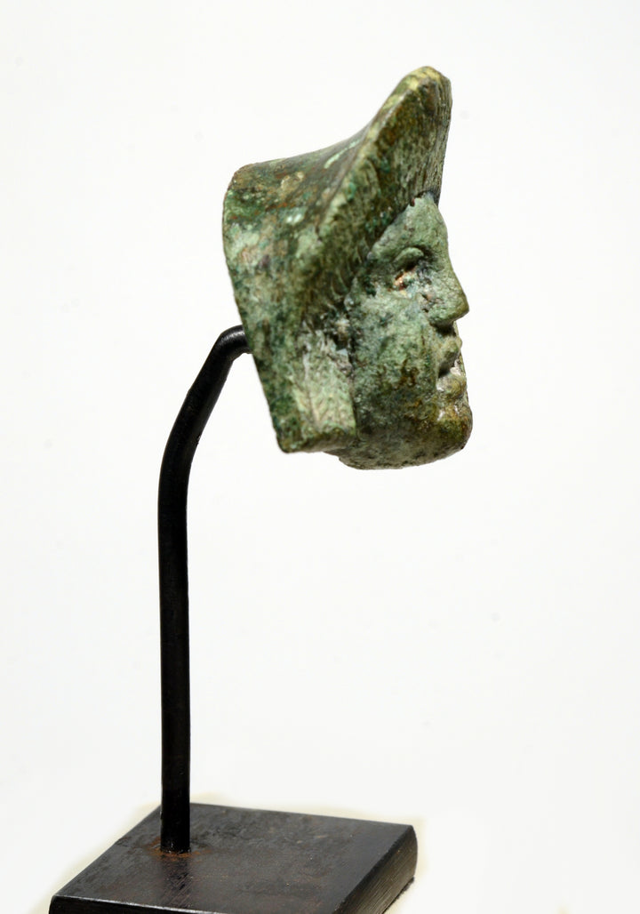 Roman Bronze Theater Mask Applique