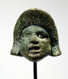 Roman Bronze Theater Mask Applique