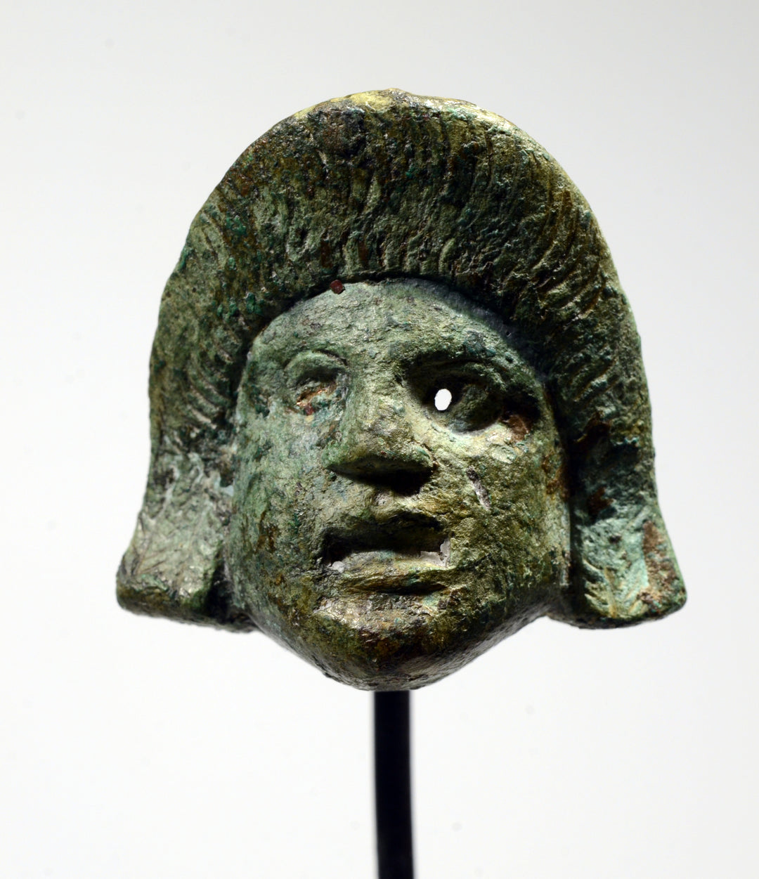 Roman Bronze Theater Mask Applique