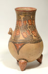 Pre-Columbian Costa Rican Polychrome Tripod Ceremonial Urn
