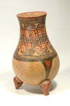 Pre-Columbian Costa Rican Polychrome Tripod Ceremonial Urn