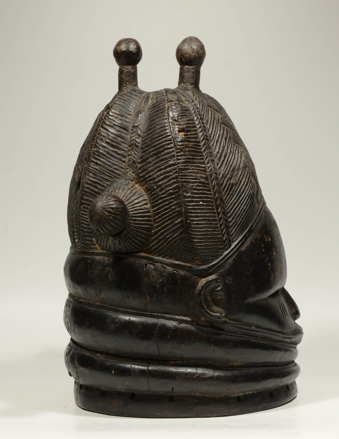 African Mende Sande Society Bundu Helmet Mask