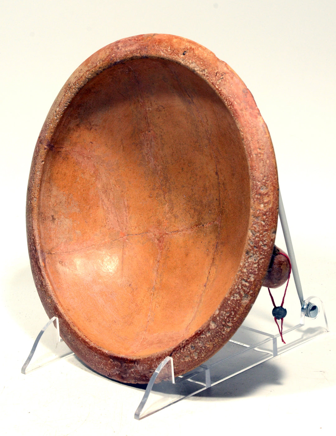 Cypriot Pottery Utilitarian Bowl with Export Seal