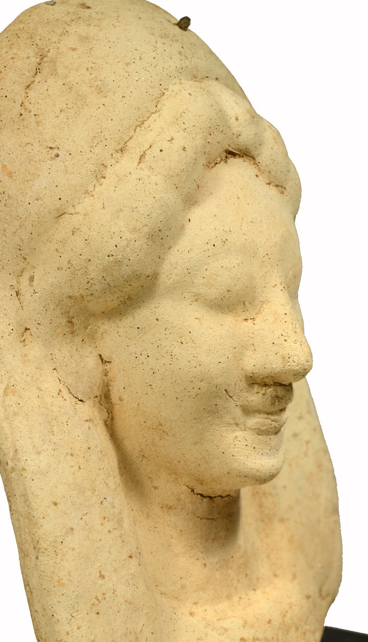 Greek Terracotta Protome Head