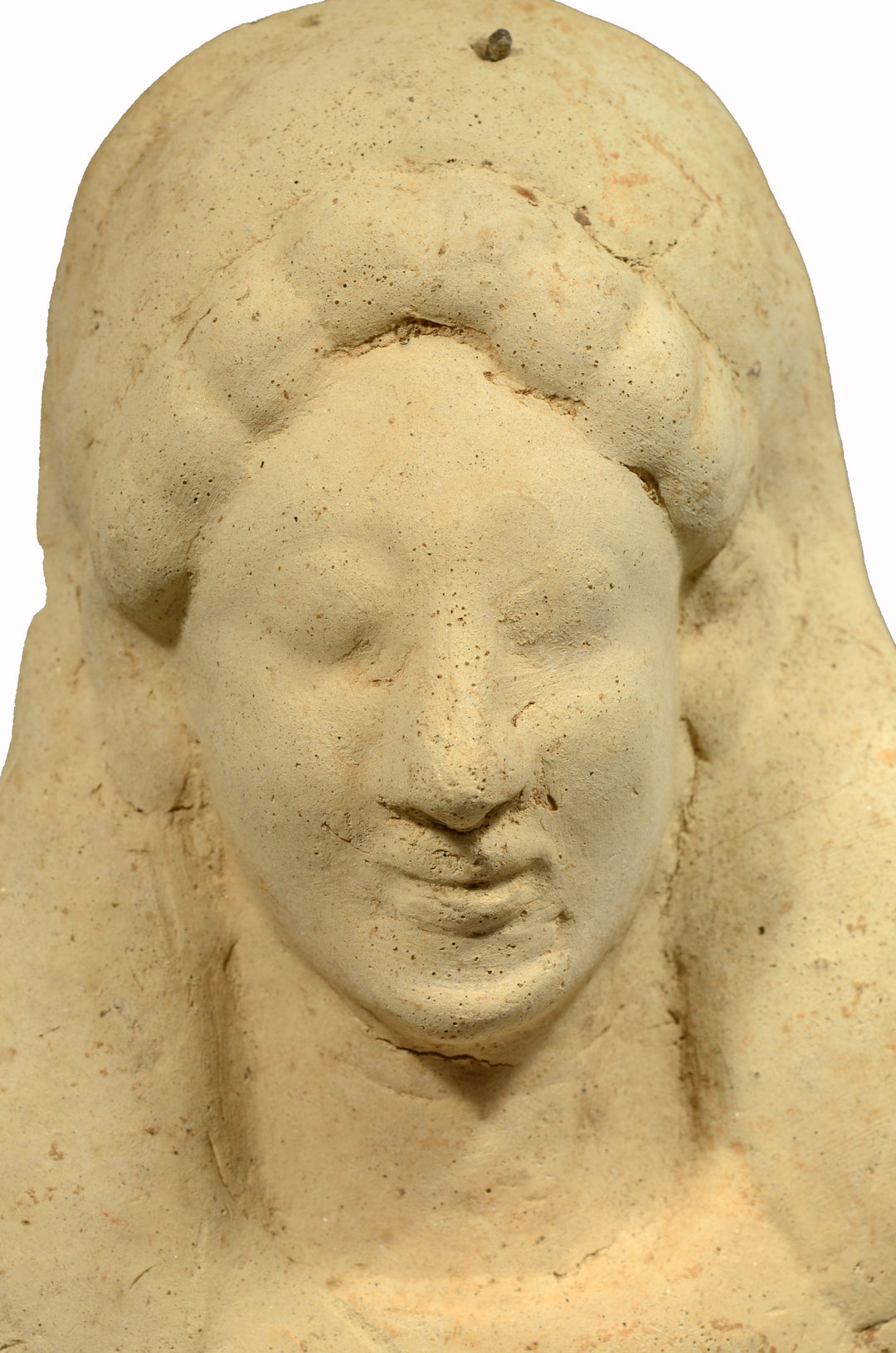 Greek Terracotta Protome Head