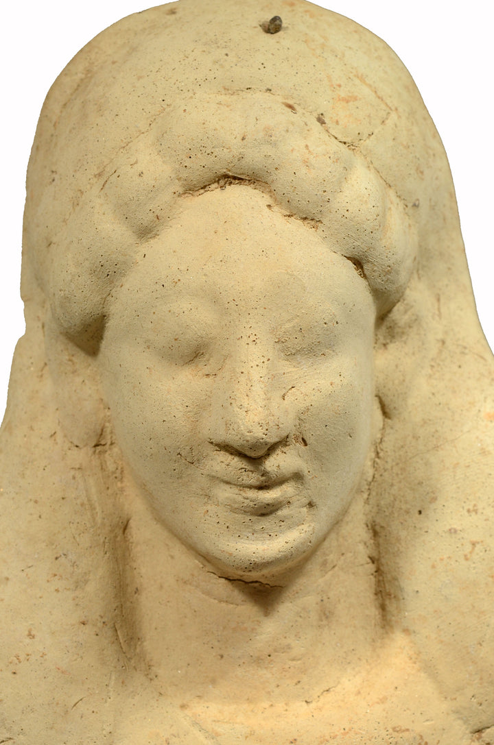 Greek Terracotta Protome Head