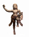 Indian Wood Standing Protective Deity