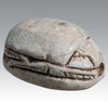Egyptian Tan Glaze Steatite Design Scarab