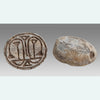 Ancient Egyptian Steatite Stone Cowrie Scarab
