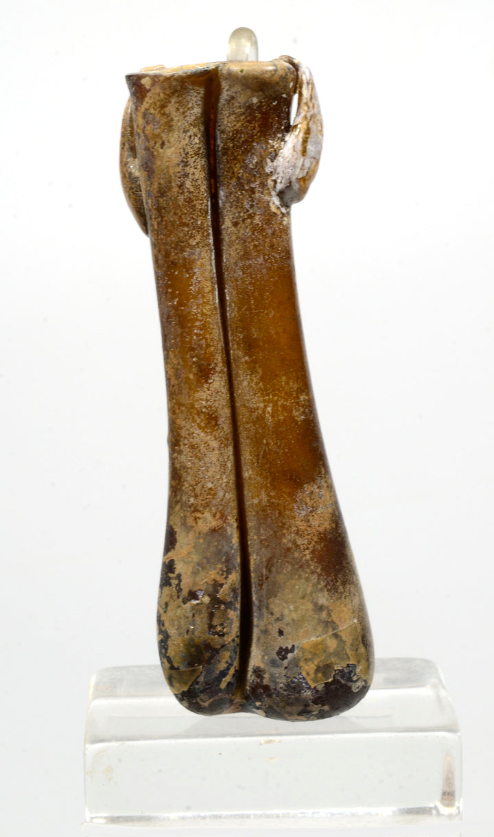 Roman Glass Double Unguent (Cosmetic Bottle)