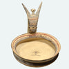Daunian Pottery Kyathos with Creature on Handle