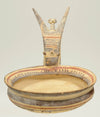 Daunian Pottery Kyathos with Creature on Handle