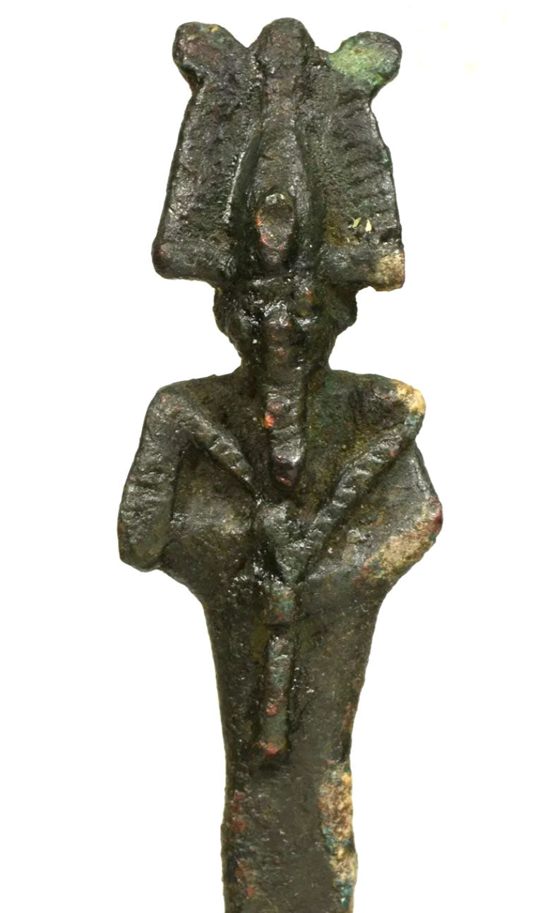 Ancient Egyptian Bronze God Osiris