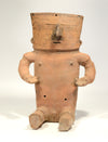 Large Quimbaya Pottery Seated Female Retablo