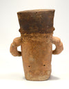 Large Quimbaya Pottery Seated Female Retablo