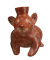 Colima Pottery Seated Dog Vessel