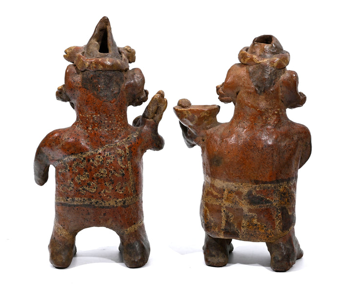Pre-Columbian Nayarit Pottery Male and Female Couple (2)