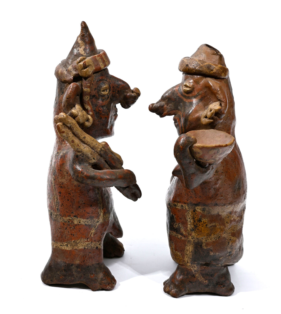 Pre-Columbian Nayarit Pottery Male and Female Couple (2)