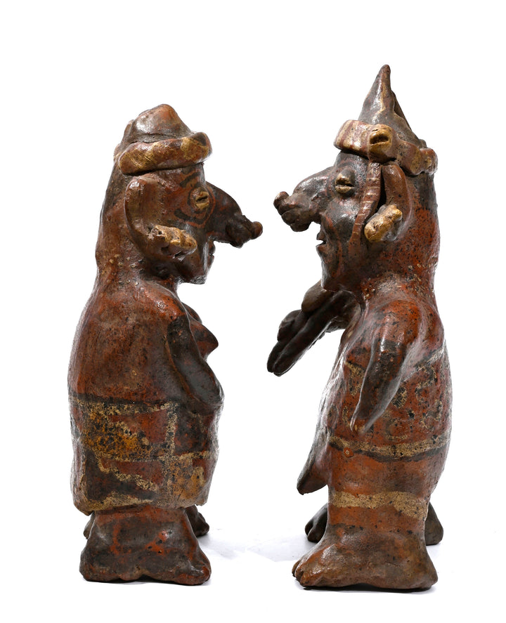 Pre-Columbian Nayarit Pottery Male and Female Couple (2)