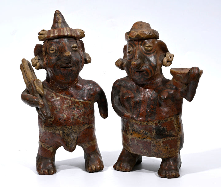 Pre-Columbian Nayarit Pottery Male and Female Couple (2)