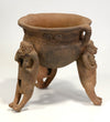 Pre-Columbian Chiriqui Pottery Tripod Vessel with Monkey Legs