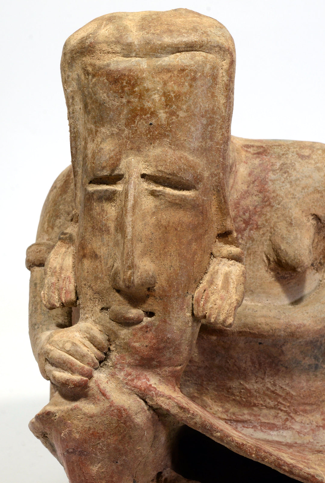 Pre Columbian Jalisco Seated Female Thinker