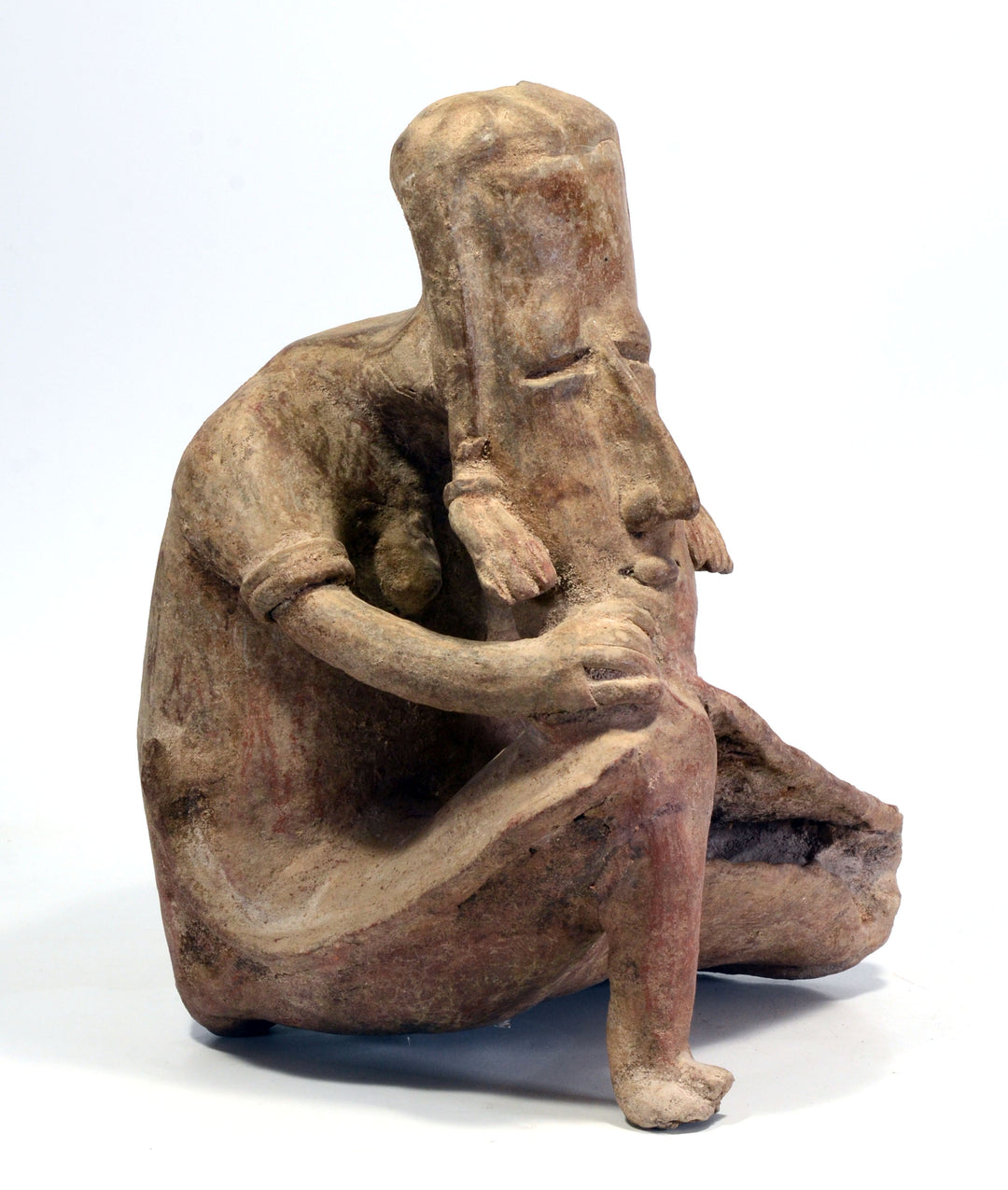Pre Columbian Jalisco Seated Female Thinker