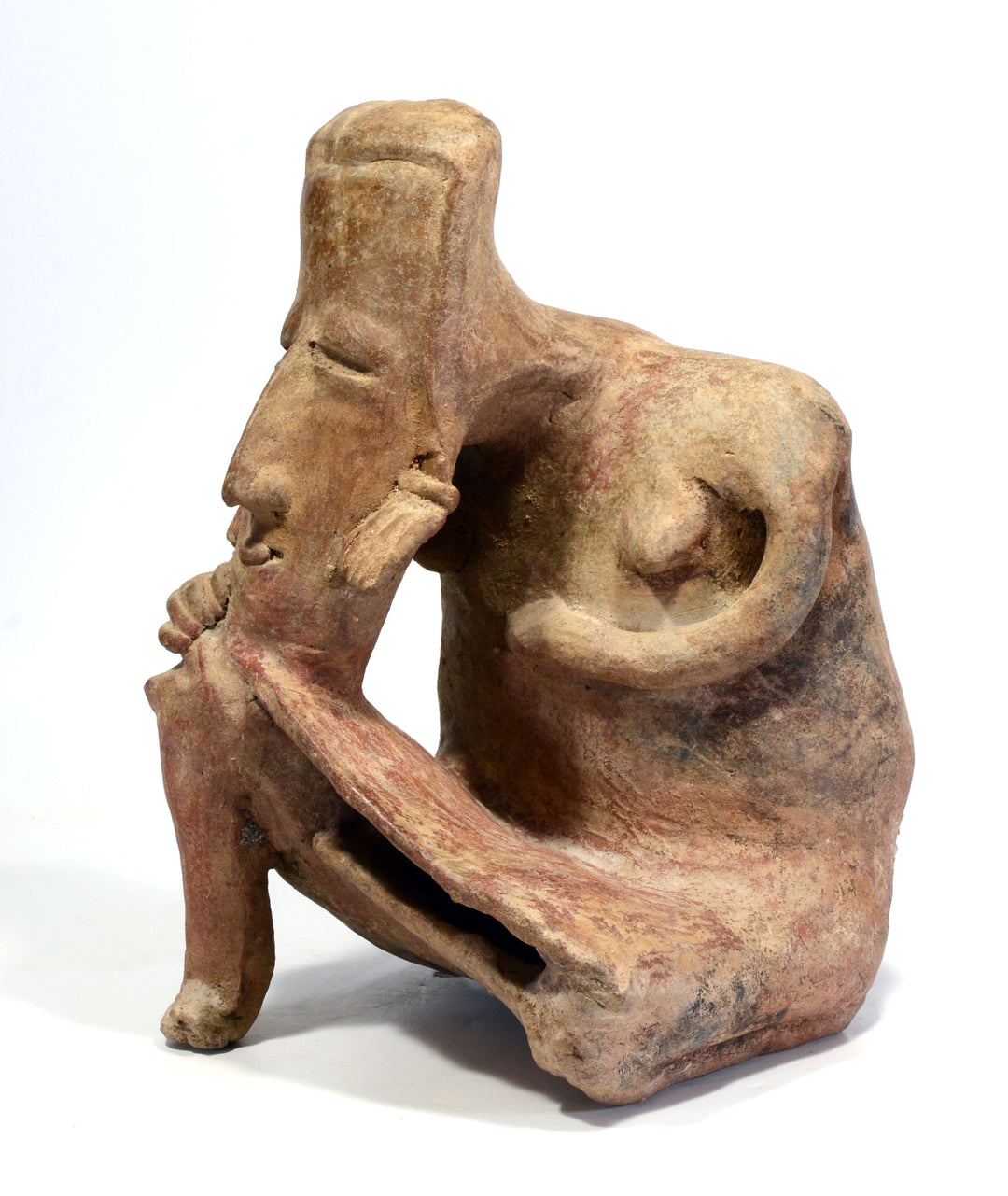 Pre Columbian Jalisco Seated Female Thinker