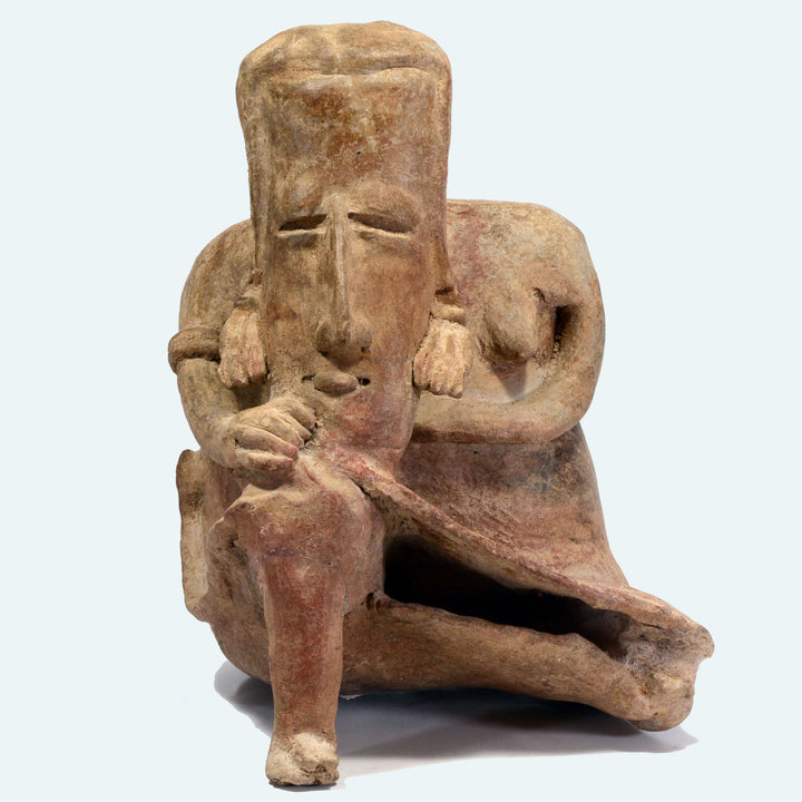 Pre Columbian Jalisco Seated Female Thinker