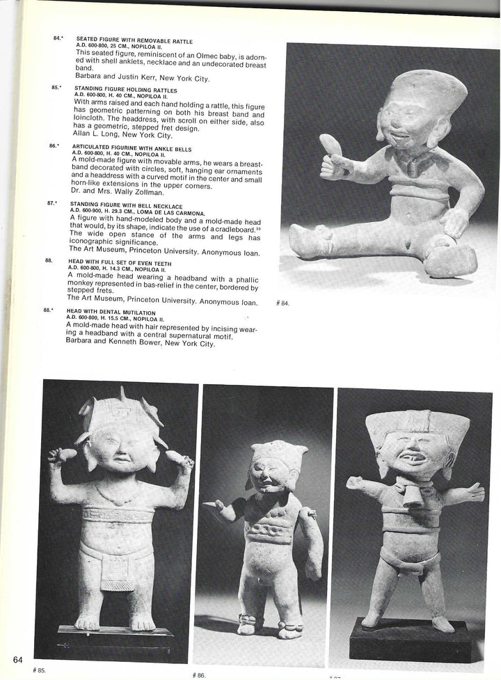 Published Veracruz Seated Sonriente with Rattle
