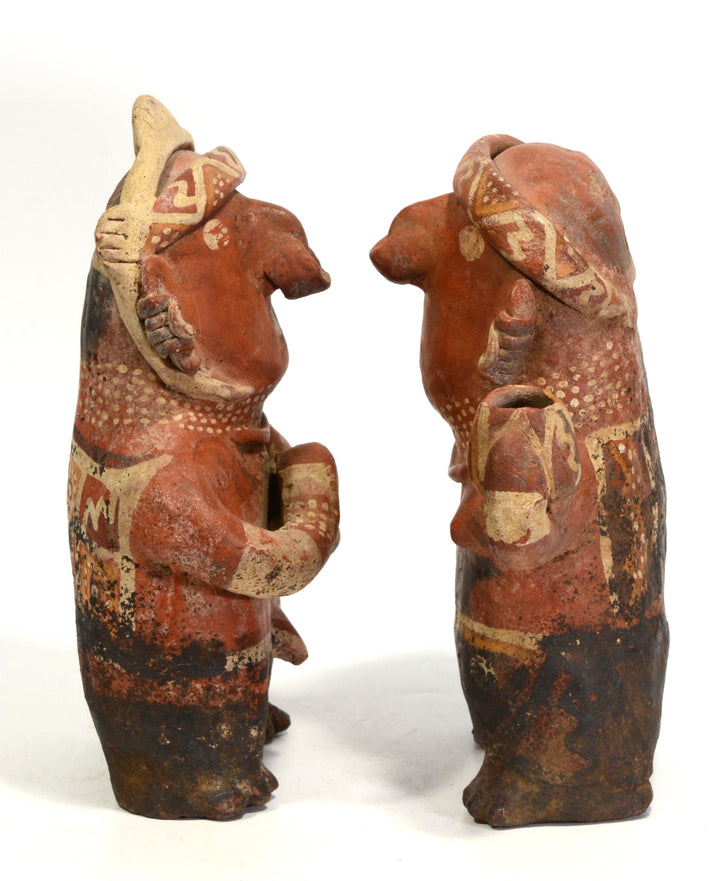 Pre-Columbian Nayarit Abstracted Pottery Male and Female Couple (2)