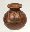Panamanian Pottery Negative Resist Olla Vessel