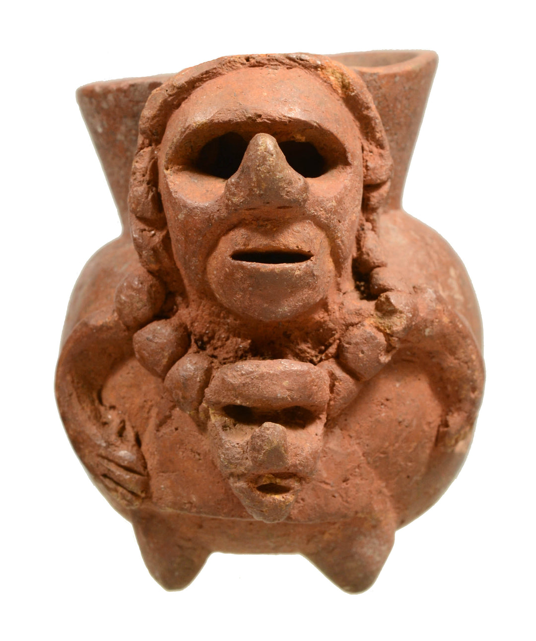 Mayan Pottery Anthropomorphic Poison Pot