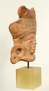 Pre-Columbian Huastec Pottery Head of a Dignitary