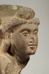 Gandhara Schist Bust of Bodhisattva