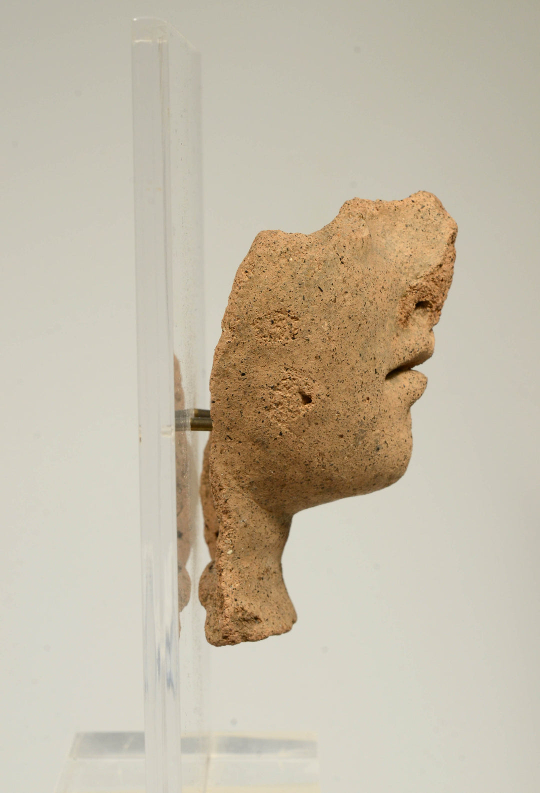 Etruscan Terracotta Fragment of a Votive Head