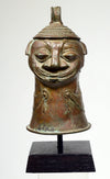 Yoruba Anthropomorphic Bronze Bell