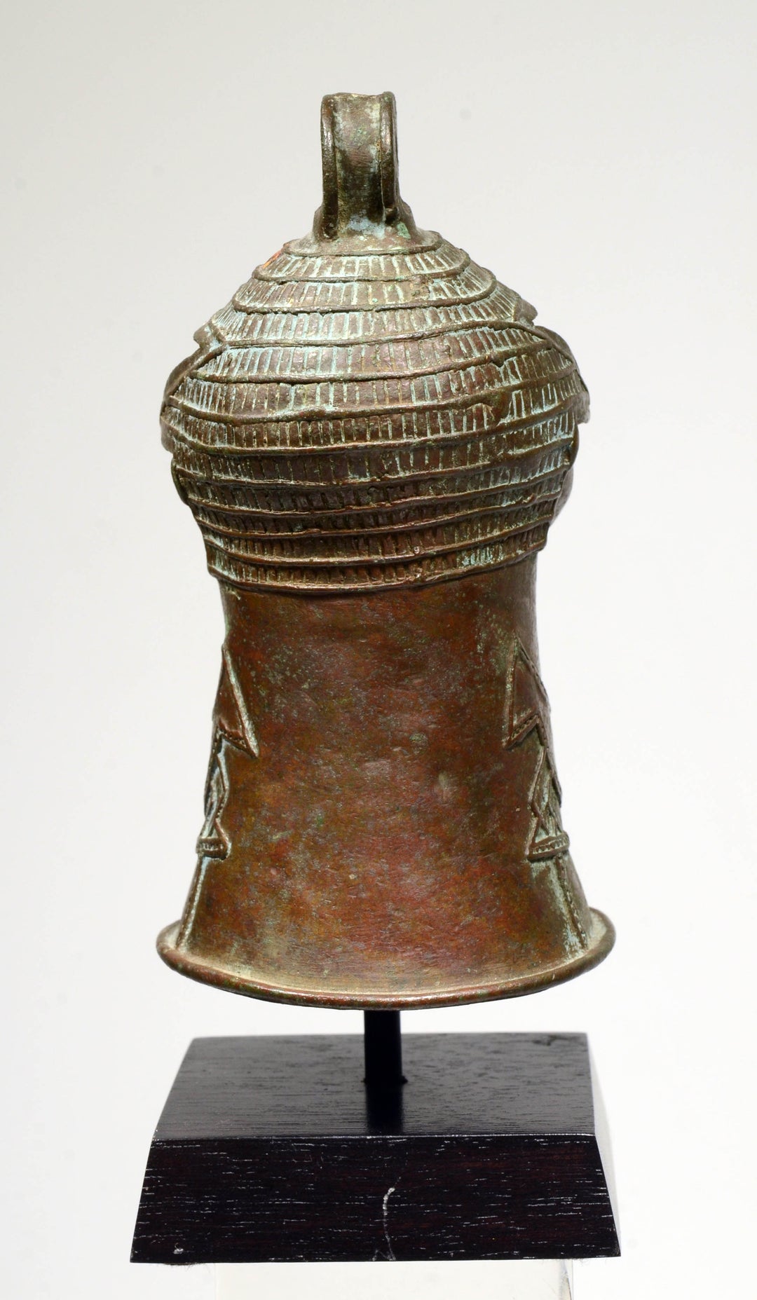 Yoruba Anthropomorphic Bronze Bell