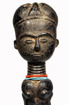 Baule Wood Carved Standing Female