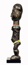Baule Wood Carved Standing Female
