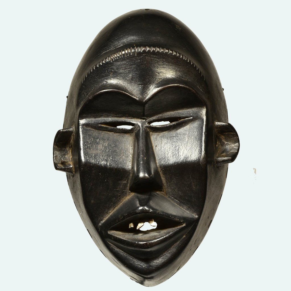 Dan Deangle Wood Carved Initiation Mask